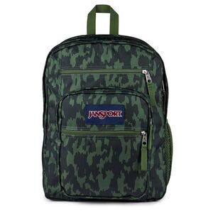 JanSport -  Big Student 17" Backpack - Camo Illusion Green